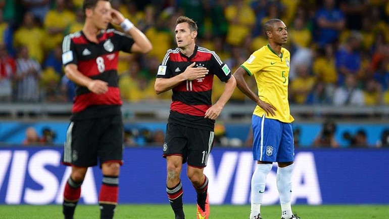 مباراة ألمانيا والبرازيل