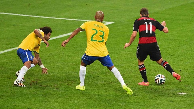 مباراة ألمانيا والبرازيل