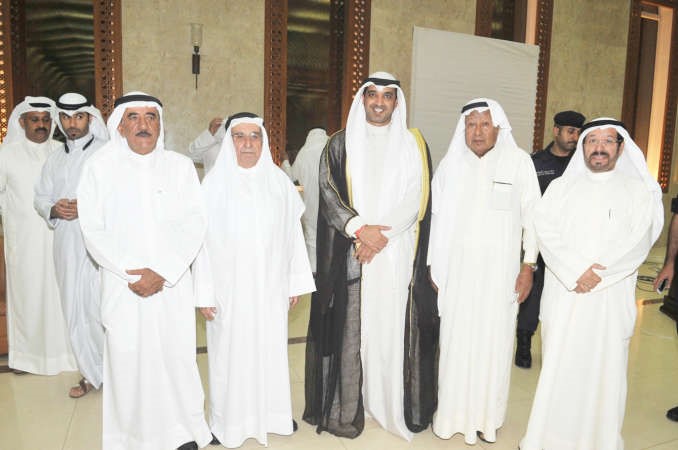 اللواءان جاسم المنصوري وخالد الياسين حضرا غبقة الاطفاء