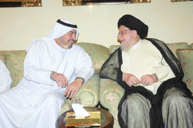 الشيخ طلال الفهد ومحمد المهري 