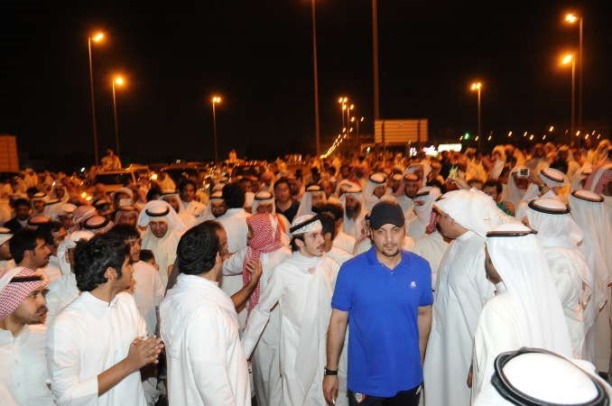 جانب اخر من المسيرة﻿
