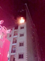 اطفائيون اخلوا البناية من قاطنيها