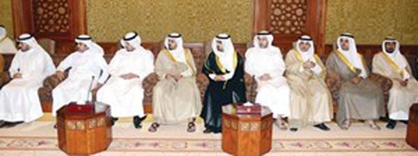 جانب من اهالي الديوانيات خلال اللقاء