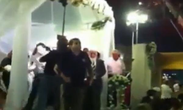 بالفيديو.. هروب الإسرائيليين من حفل زفاف بعد مرور الصواريخ من فوقهم