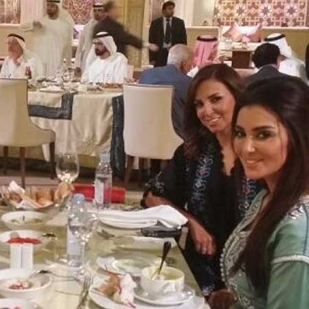 بالصور.. فستان ميساء مغربي بحفل إفطار محمد بن راشد يلفت الأنظار
