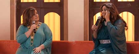 بالفيديو.. شاهد كيف قلدت هيا الشعيبي ومنى شداد "دويتو" احلام ونوال