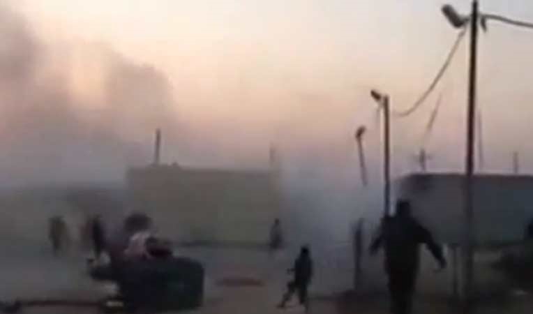 بالفيديو.. لحظة سقوط صواريخ على قاعدة عسكرية إسرائيلية
