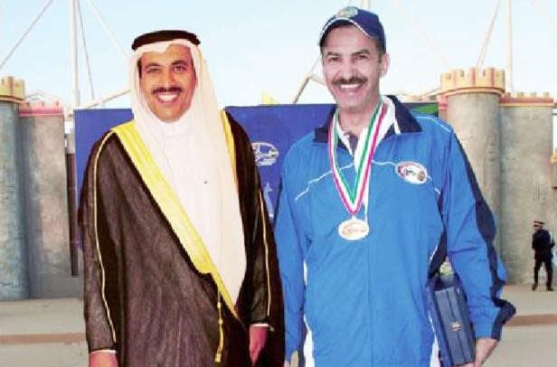 البطل عبدالله الرشيدي مع دعيج العتيبي﻿
