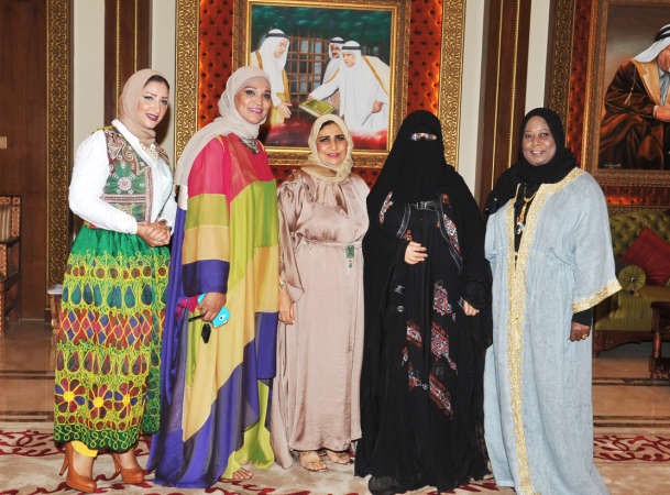 نجوى المحمد وفوزية الشيبان وتهاني المزعل ونورا الصالح وسلوى الطراروة