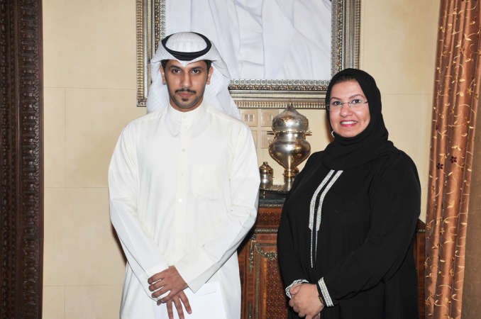منى المطيري وفراس السلمان 