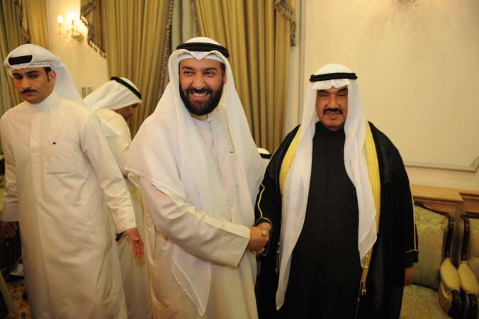 دعلي العمير مهنئا

