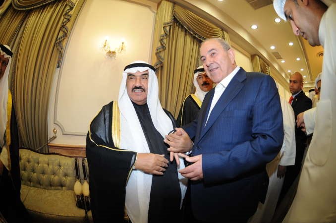 اياد علاوي مهنئا
