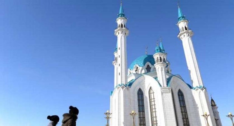 مسجد قول شريف في قازان بتتارستان في روسيا الاتحادية