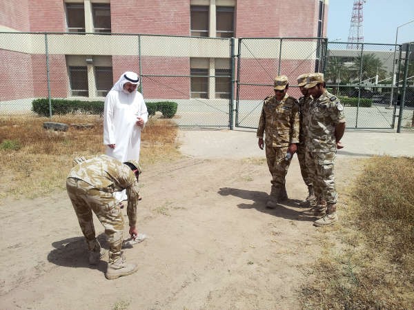 جانب من التدريبات في قطاع امن الحدود ﻿