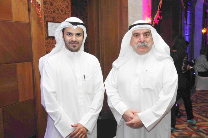 د صباح قدومي مع الزميل عبدالله العليان 