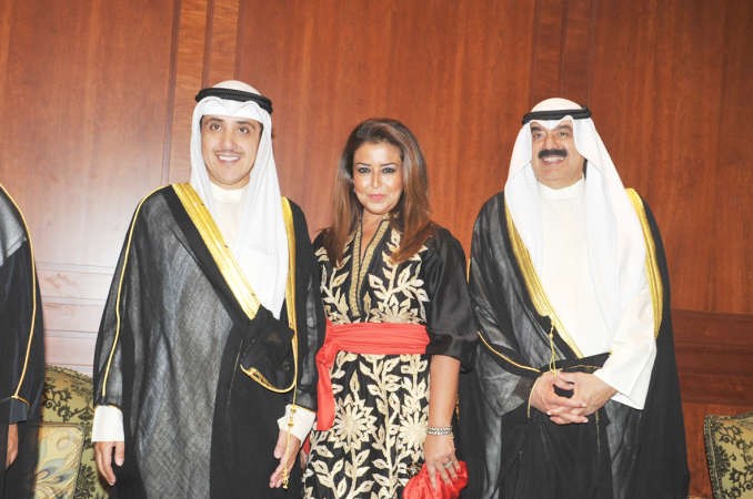 الشيخ د احمد ناصر المحمد والشيخة هنوف البدر وخالد الجارالله﻿