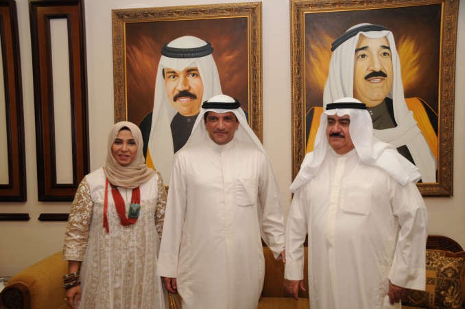 رحاب بورسلي وزوجها ضرار الرباح يقدمان التهاني﻿