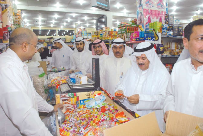 تفتيش على صلاحية القرقيعان﻿