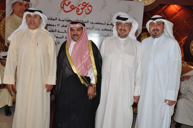 عويد التميمي يبارك للنائب التميمي بشهر رمضان
