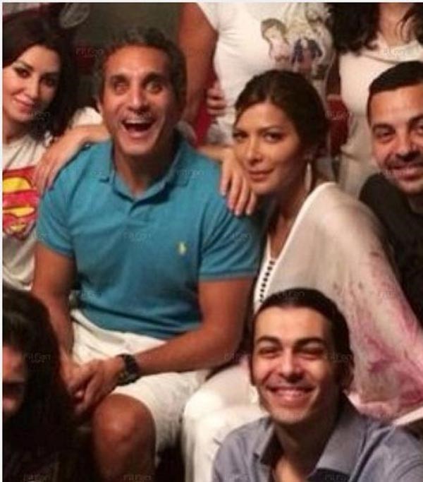 صورة: إفطار يجمع باسم يوسف بأصالة وأروى جودة