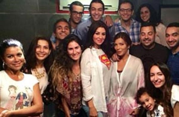 صورة: إفطار يجمع باسم يوسف بأصالة وأروى جودة