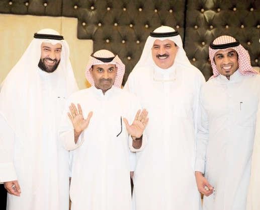 دعلي العمير وعبدالله المعيوف وطارق العلي