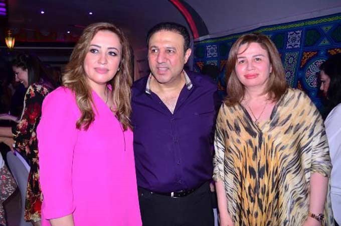 ايهاب طلعت وشيرين وجدي مع الهام شاهين