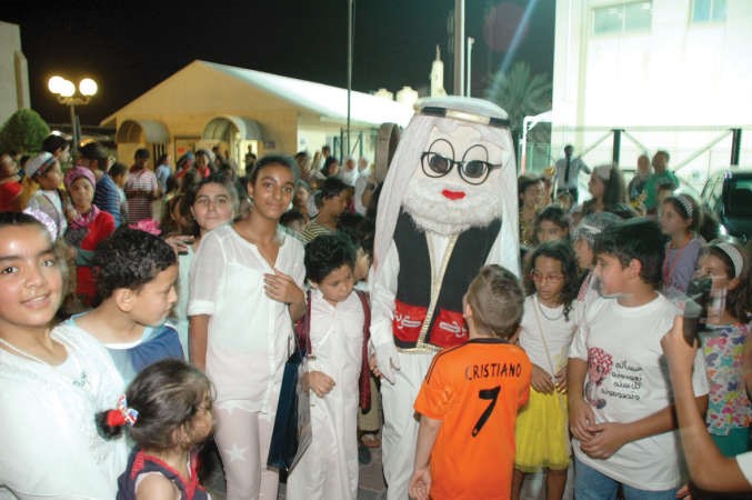 الشخصيات المرحة كان لها حضورها المميز﻿