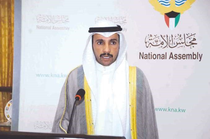رئيس مجلس الامة مرزوق الغانم هاني الشمري