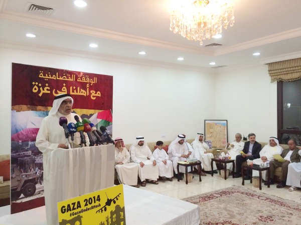 عدنان عبدالصمد يلقي كلمته