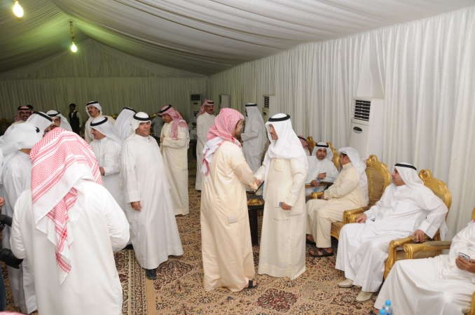  طنا اثناء حفل الاستقبال
