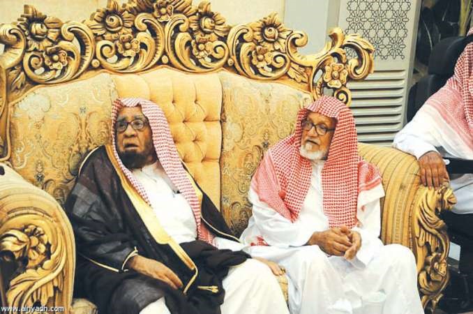 الشيخ علي العصيمي والشيخ سعود فارس العصيمي ﻿