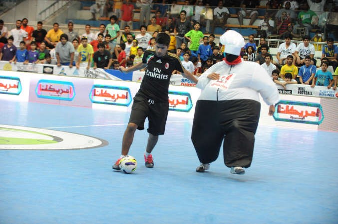 جانب من تحدي الجماهير فريق الطباخين