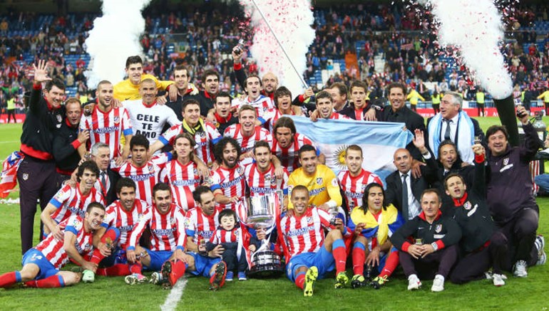 اتلتيكو مدريد بكامل نجومه