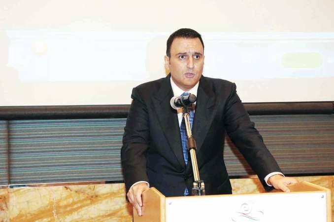 منسق عام المستقبل في الكويت مازن طبارة يلقي كلمتهاسامة ابوعطية