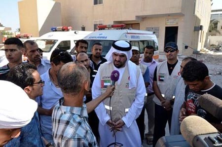 بالصور .. "الجسمي" تحت خط النار في «غزة»