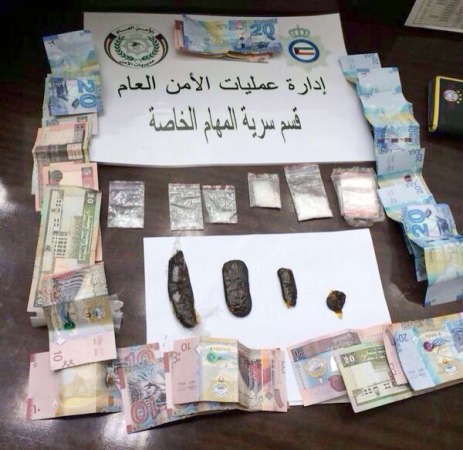 المضبوطات قبل احالتها الى المكافحة