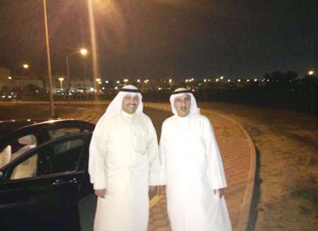 الابراهيم والجلال خلال الجولة التفقدية﻿