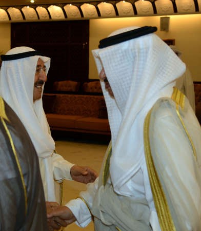 سمو رئيس الوزراء الشيخ جابر المبارك مهنئا صاحب السمو ﻿