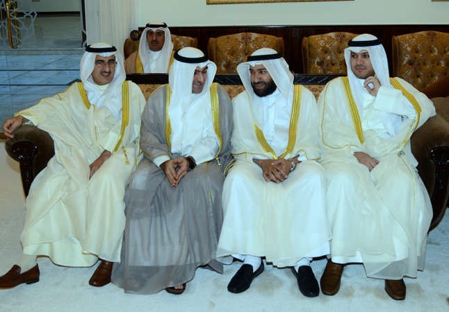 د علي العمير وياسر ابل وم عبدالعزيز الابراهيم ود محمد الهاشل ﻿