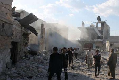غارات جوية ومعارك في سورية أول أيام عيد الفطر