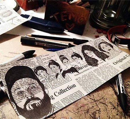 بالصور.. فانز قصي خولي يفجرون مواهبهم في رسم الخديوي
