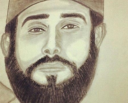 بالصور.. فانز قصي خولي يفجرون مواهبهم في رسم الخديوي