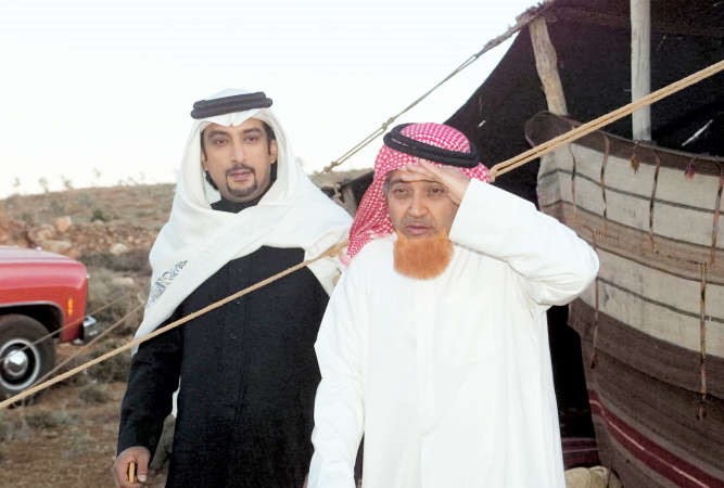 العجيمي في احد مشاهد مسلسل عقاب﻿