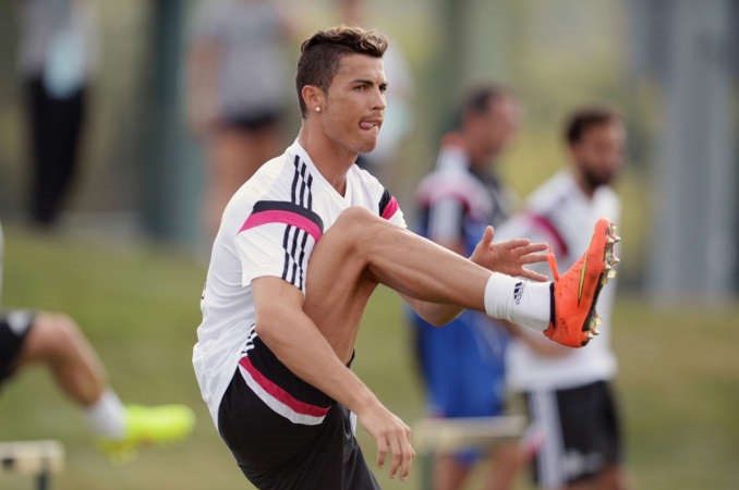 كريستيانو رونالدو دخل تدريبات ريال مدريد منفردا