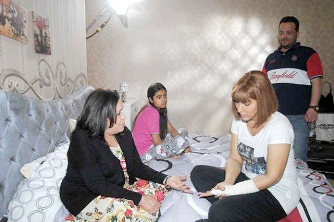 وفي مشهد اخر من المسلسل