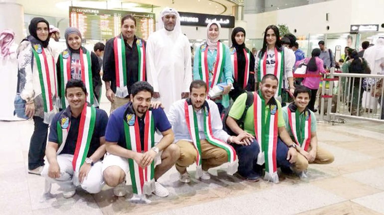 وفد طلبة كلية الهندسة والبترول