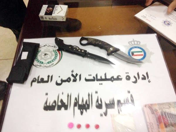 الادوات الحادة والحبوب ضبطت في السالمية﻿