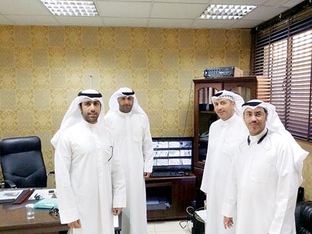 خلال تدشين نظام الكاميرات بمدرسة العثمان﻿