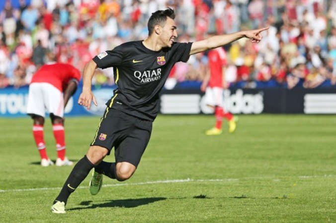 منير الحدادي من نجوم شباب برشلونة
